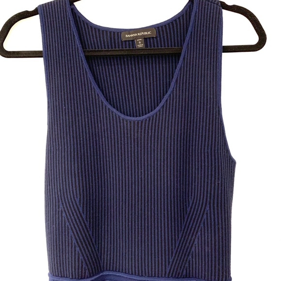 Banana Republic Navy Knit Aline Dress - Picture 2 of 4